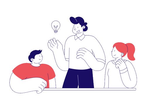 bendy-team-leader-talking-about-a-new-idea